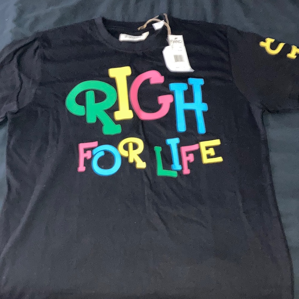 Black colorful shirt